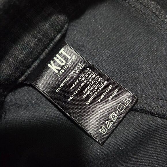 EUC LIKE NEW KUT FROM THE KLOTH PLAID SKINNY STRETCH PANTS SIZE 14 WOMENS - Picture 13 of 16